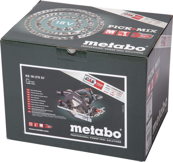 Metabo KS 18 LTX 57 Akku Rundsav 18V Solo