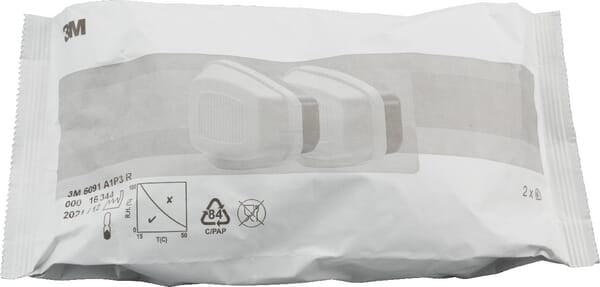 3M Kombinationsfilter A1P3 R til åndedrætsværn