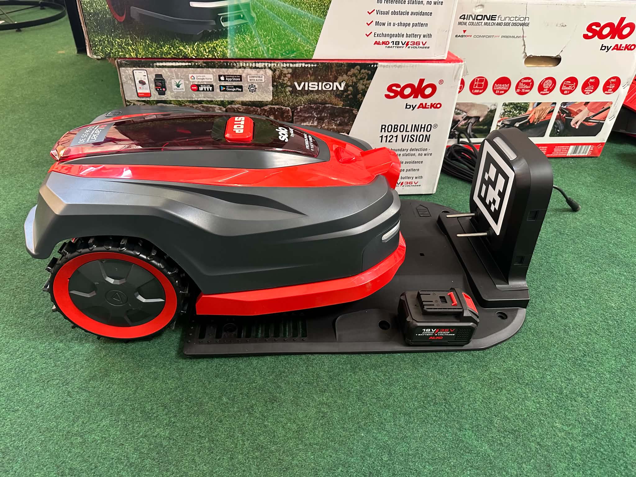 Solo by AL-KO Vision robotplæneklipper – 1100 m², uden kanttråd, kamera & nem opsætning