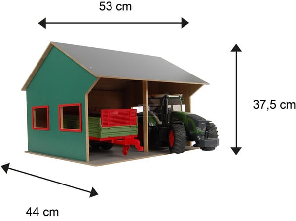 Maskinhus til 2 Køretøjer 1:16 Model