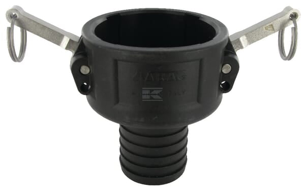 Camlock Type C 3" slangeende 60 mm polypropylen