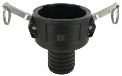 Camlock Type C 3" slangeende 60 mm polypropylen