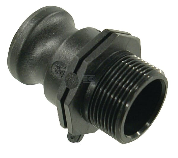 Camlock Type F 1-1/4" udvendigt gevind polypropylen