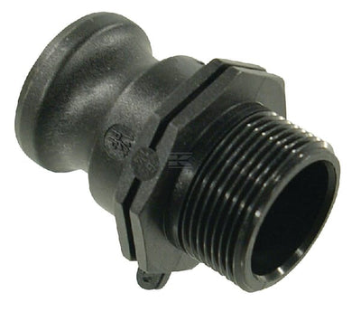 Camlock Type F 1-1/4" udvendigt gevind polypropylen