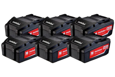 Metabo Li-ion Batterisæt 6x4,0 Ah