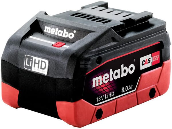 Metabo Batteri 18 V 8,0 Ah Li-HD