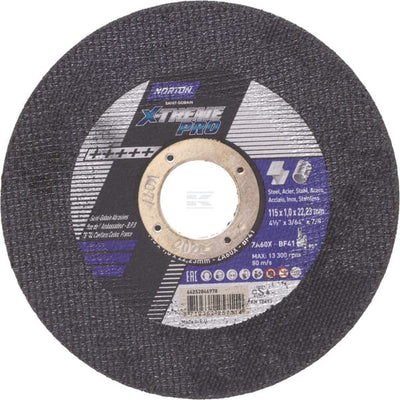 Norton Skæreskive lige X-Treme PRO 115x1,0 mm
