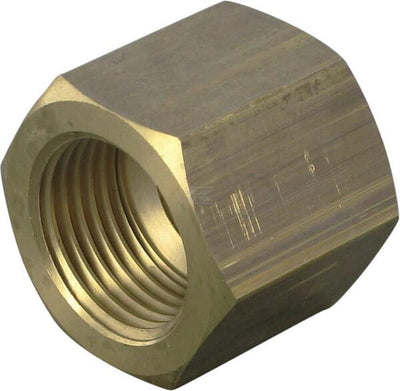 Overgangssokkel M18x1,5 til 1/4" 21 mm længde messing