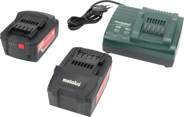 Metabo 18V Batterisæt 4.0 Ah med Oplader