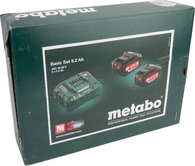 Metabo Batterisæt 18V 5.2 Ah med Oplader