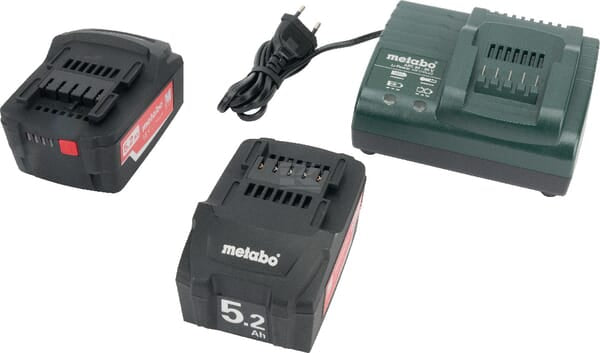 Metabo Batterisæt 18V 5.2 Ah med Oplader