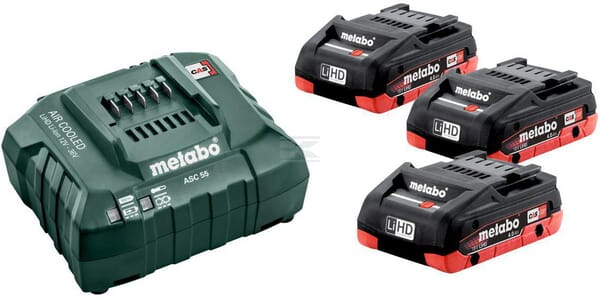 Metabo Batterisæt 18V LiHD 3 x 4,0 Ah