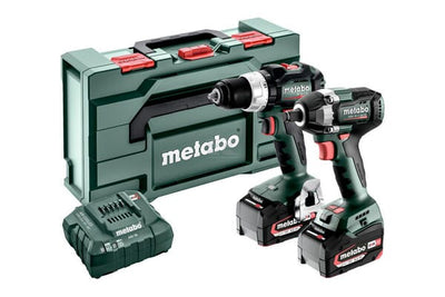 Metabo Kombisæt 18 V Bore-/Skruemaskine & Slagnøgle 2x5,2 Ah