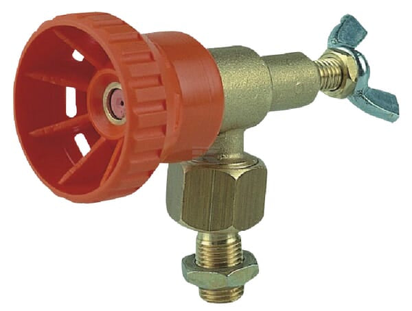 Vingedyseholder 1/4" udvendigt gevind
