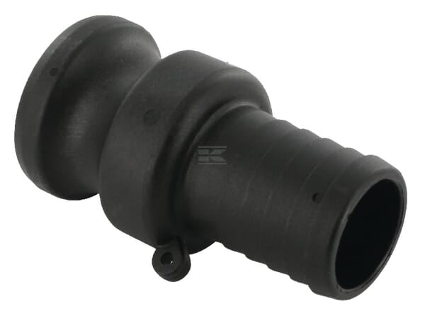 Camlock Type E 1-1/4" slangeende polypropylen