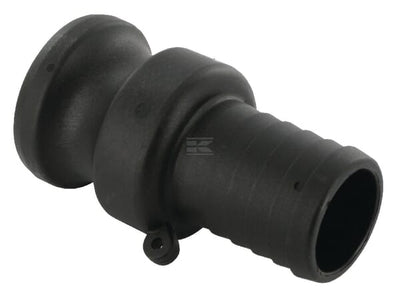 Camlock Type E 1-1/4" slangeende polypropylen