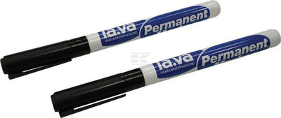 Lava Permanent Sprittusch – Sort, Holdbar Markering