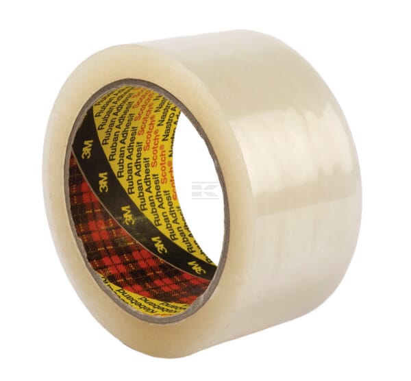 3M Scotch 309 Tætningstape, Klar, 50 mm x 66 m