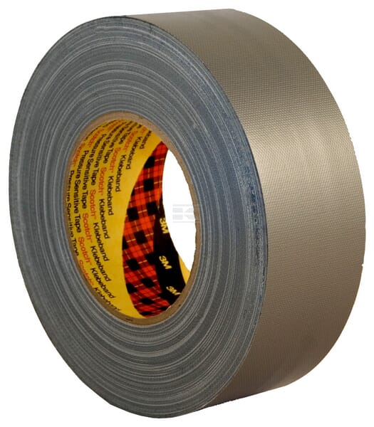 3M Lærredstape 389, ekstra kraftig, sølv, 38 mm x 50 m