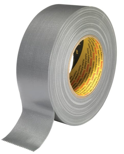 3M Ekstra Kraftig Lærredstape, Sølv, 50 mm x 50 m