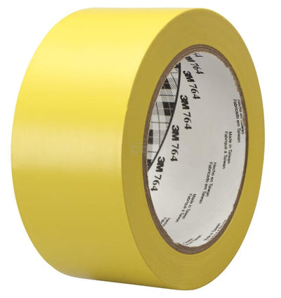 3M Vinyltape 764, Gul, 50mm x 32,9m