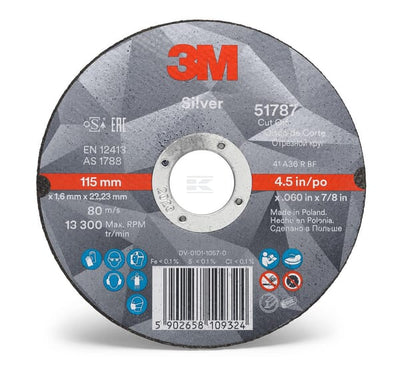 3M Skærehjul 51801 T42 125x2,5x22,23mm til metal
