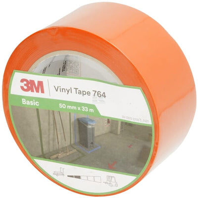 3M Vinyltape 764, orange, 50 mm x 33 M