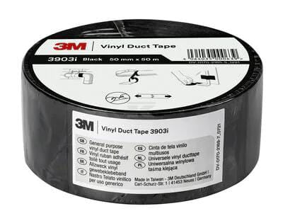 3M Vinyltape Sort 50 mm x 50 M