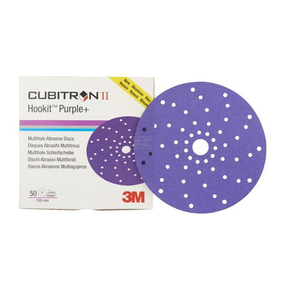 3M Cubitron™ II Hookit™ Slibeskive 737U, 150 mm, P180+