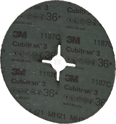 3M Cubitron™ 3 Fiberskive 1187C 180mm K36