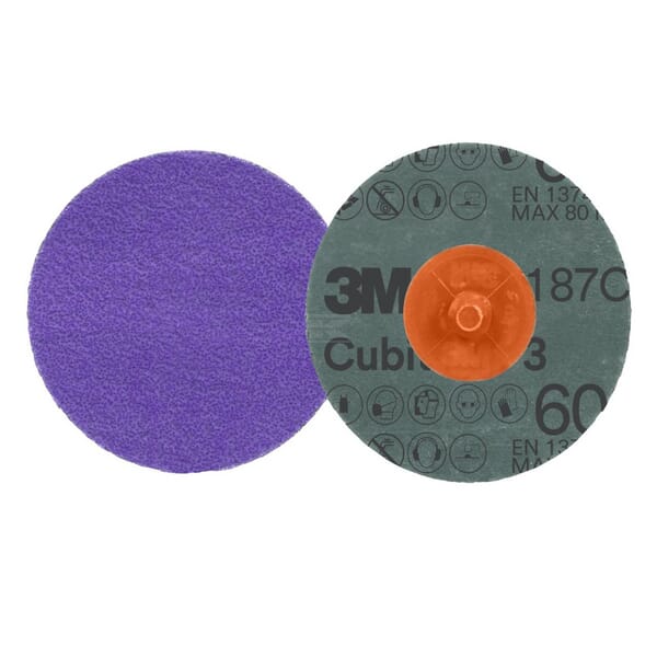 3M Cubitron™ 3 Roloc™ Fiberskive 51mm K60