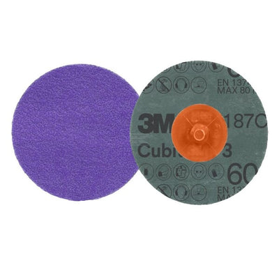 3M Cubitron™ 3 Roloc™ Fiberskive 1187C, 76mm K60