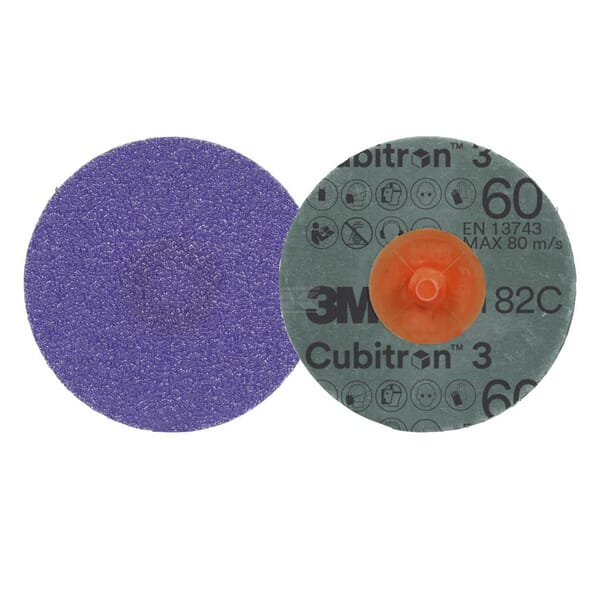 3M Cubitron™ 3 Roloc™ Fiberskive 51mm K60