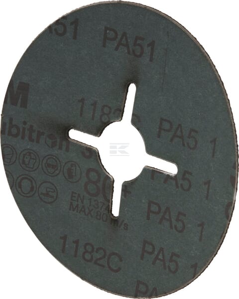 3M Cubitron™ 3 Fiberskive 1182C 115mm K80