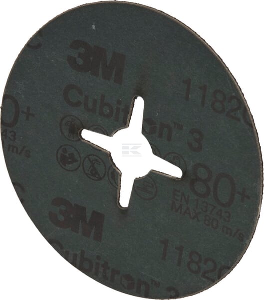 3M Cubitron™ 3 Fiberskive 1182C 100mm K80