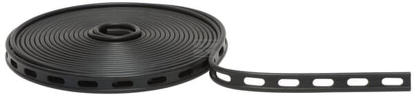 Gummistrop 10 m EPDM med ovale huller