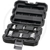 1/4"+3/8"+1/2" adapter-sæt 6 dele Granit black edition