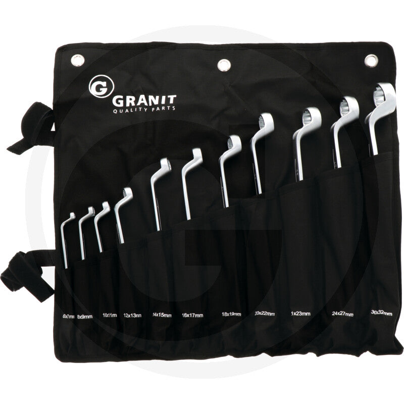 GRANIT BLACK EDITION Dobbelt ringnøgle sæt, 6-32 mm
11 dele