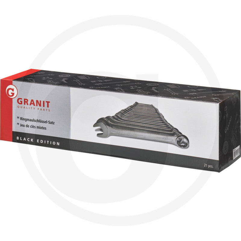GRANIT BLACK EDITION R/G nøgle-sæt, 6-32 mm
21 dele