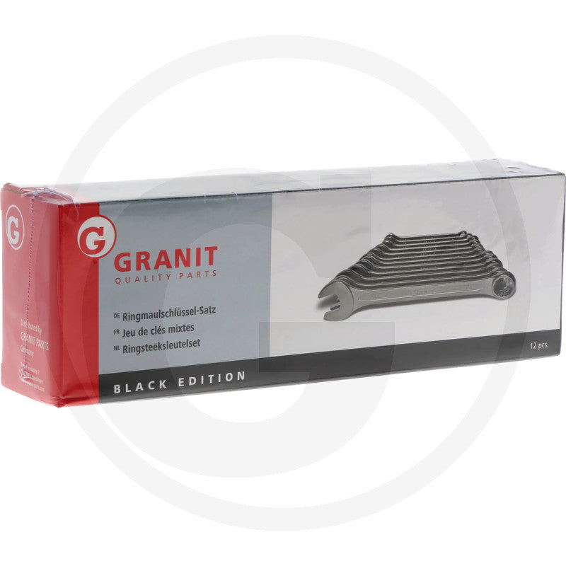 GRANIT BLACK EDITION R/G nøgle-sæt, 8-19 mm
12 dele12 dele