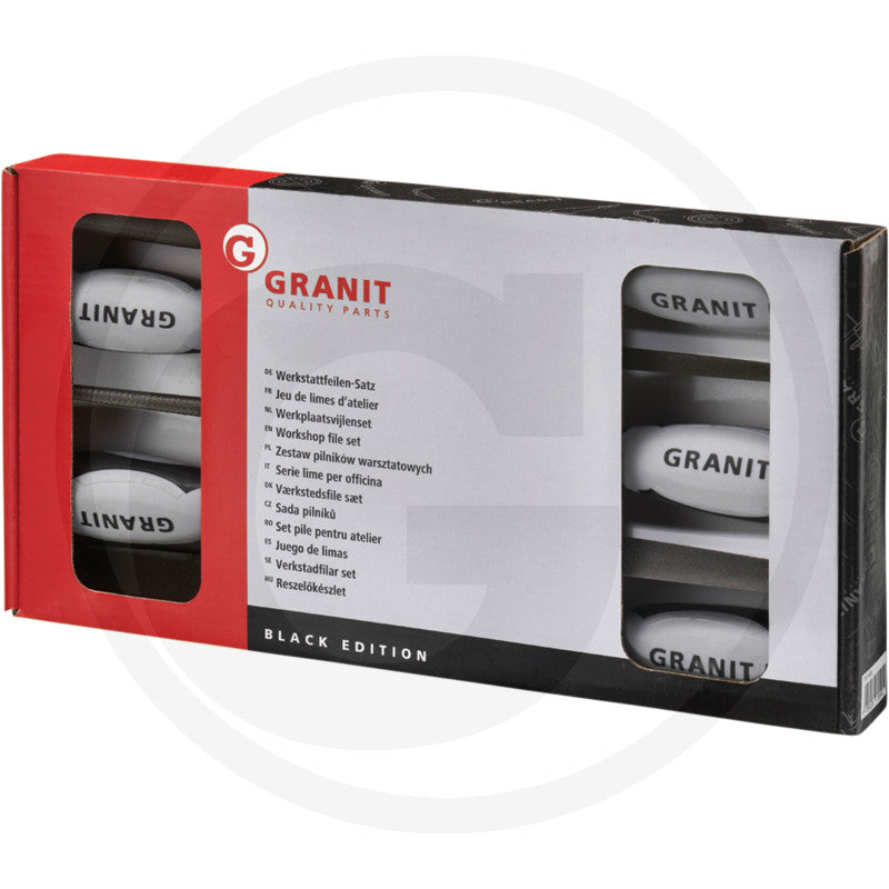 GRANIT BLACK EDITION Værkstedfilesæt
5 dele