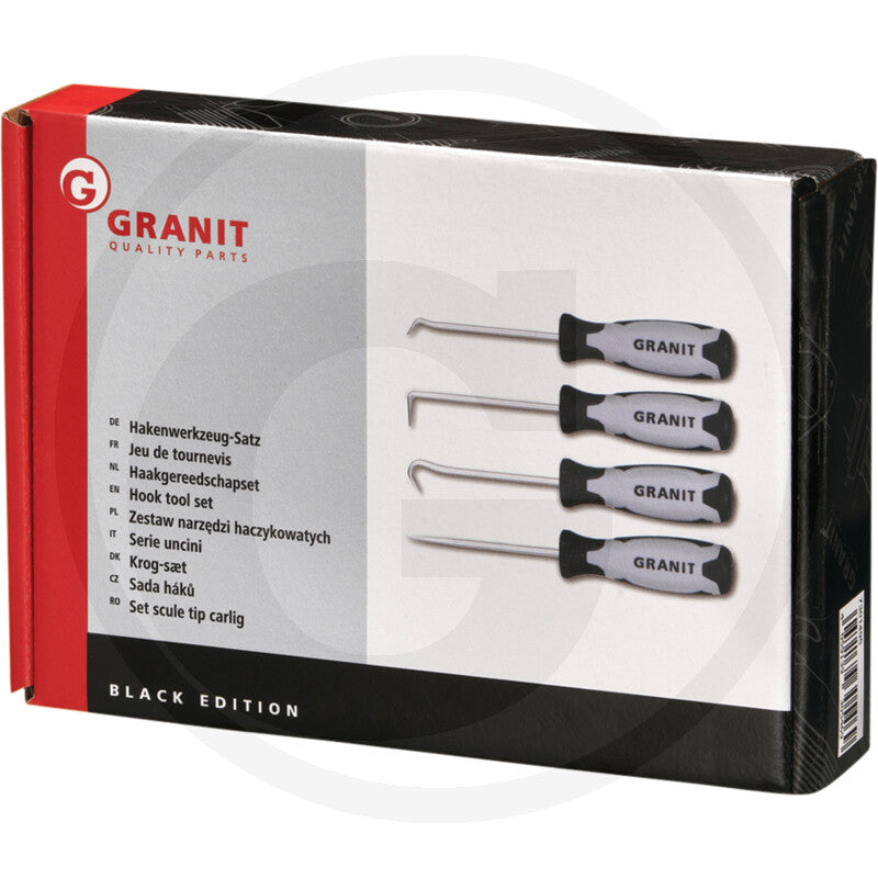 GRANIT BLACK EDITION Krogværktøjs-sæt
4 dele