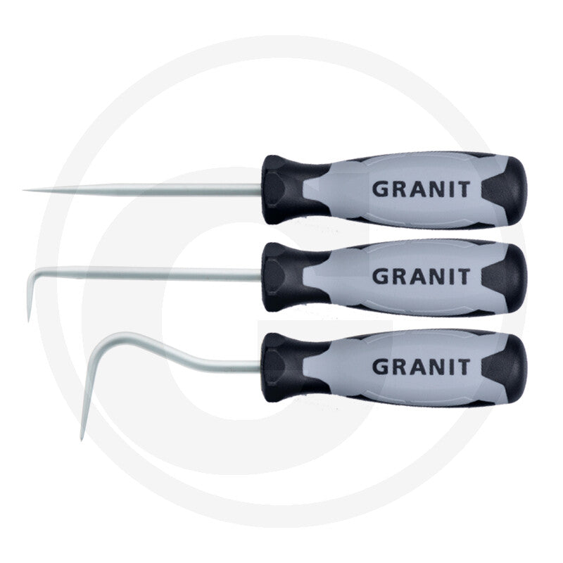 GRANIT BLACK EDITION Krogværktøjs-sæt, stor
3-dele
