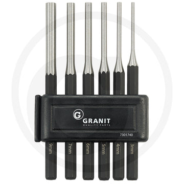 Dorn/ splituddriver-sæt 6 dele Granit black edition