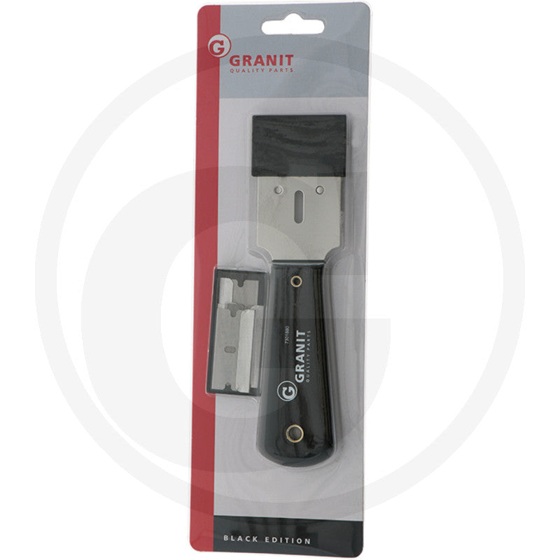 GRANIT BLACK EDITION Etiketskraber, inkl. 5 klinger
158 x 40 mm