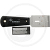 Etiketskraber, inkl. 5 klinger
158 x 40 mm Granit black edition