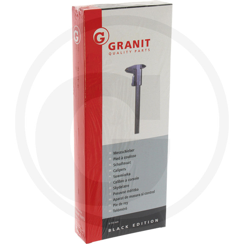 GRANIT BLACK EDITION Skydelære
0 - 150 mm
