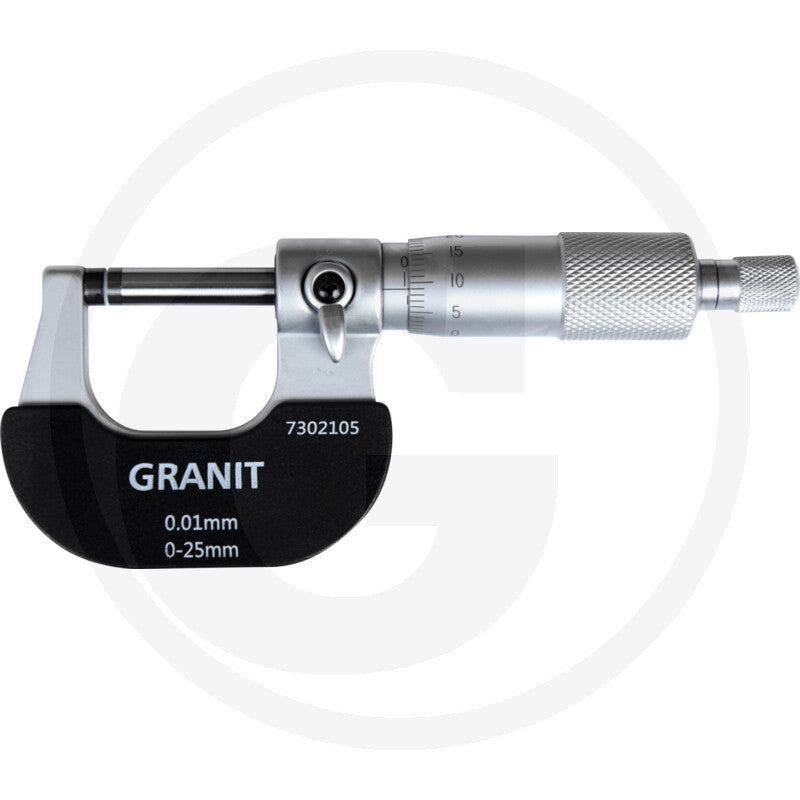 Mikrometerskrue Granit black edition