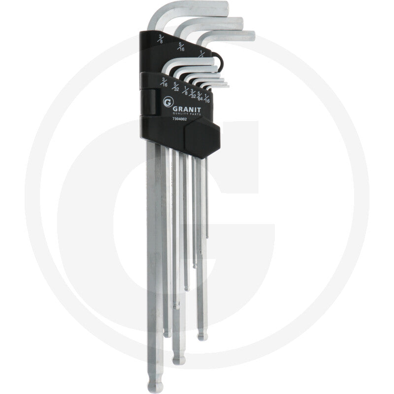 GRANIT BLACK EDITION Umbraconøglesæt
 9-dele, tommer