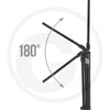 Batteri led inspektionslampe be 3i1 Granit black edition